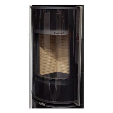 Glasscheibe bedruckt für Kaminofen Delia, Andorra, Atika