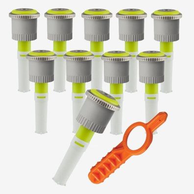 10x Hunter Rotatordüse Typ MP 800 360° Rotator Düse 1,8-3,5 m + Einstellschlüssel