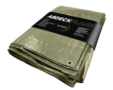 Abdeckplane grün, 3m x 4m (180 gr./m²)