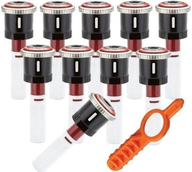 10x Hunter Rotatordüse Typ MP 1000 90°-210° Rotator Düse 2,5-4,6m + Einstellschlüssel