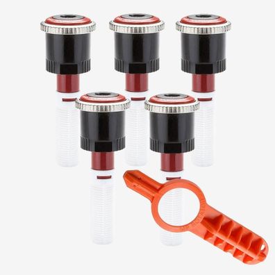 5x Hunter Rotator Düse MP 1000 90°-210° Wurfweite von 2,5 - 4,5 m + Einstellschlüssel