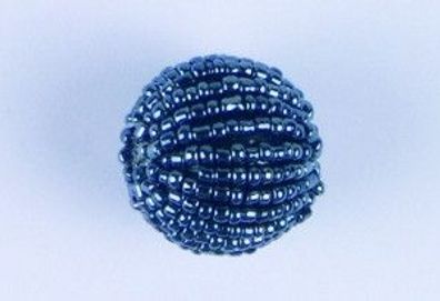 Perle "Kugel" - blau - 24 mm