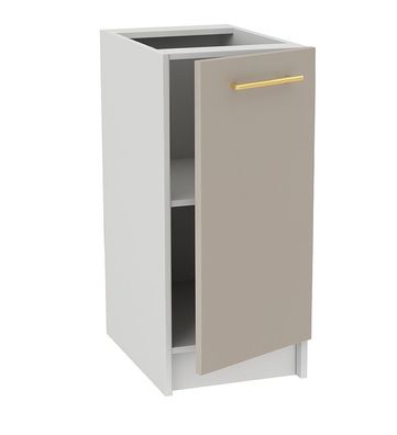 Unterschrank 30cm Kaschmir-Weiß SOFT CLOSE, SIENA, LINDA, PURE LINE, VERO