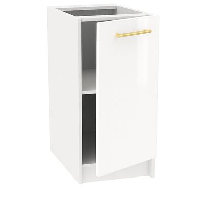 Unterschrank 30cm Weiß Hochglanz SOFT CLOSE, SIENA, LINDA, PURE LINE, VERO