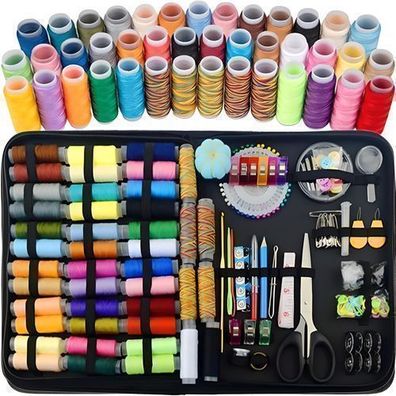 Nähset Reise 226 Nähzubehör Set Mini-Nähset für Zuhause Nähkästchen Retoo