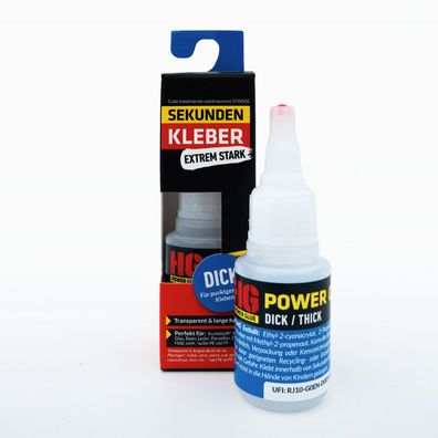 HG Power Glue Sekundenkleber Dick 20g