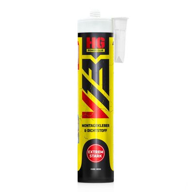 HG Power Glue Montagekleber und Dichtstoff, Kartusche 420 g