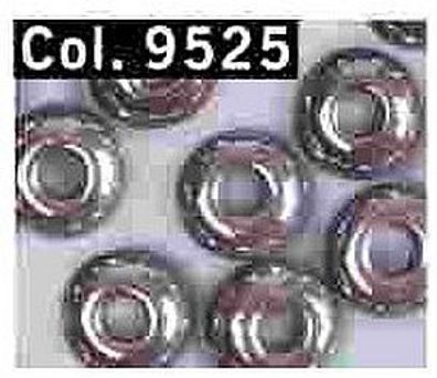 13g Rocailles perlmutt 6/0 - Farbe 9525-grau