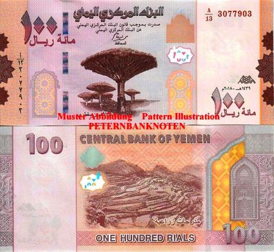 Jemen / Yemen 100 Rials 20.18 Unc. P. 37 678#