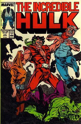 Incredible Hulk # 330 (Todd McFarlane, Death of Thunderbolt Ross) (USA, 1987)