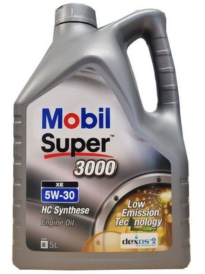 Mobil Super 3000 XE 5W-30 1x 5 Liter Kanne, MB 229.51, Dexos2