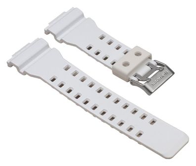 Casio Ersatzband Uhrenarmband Resin Weiss für GD-100SC-7D GD-100SC