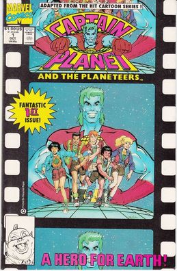 Captain Planet and the Planeteers # 1 (of 12) (Jose Delbo) (USA, 1991)