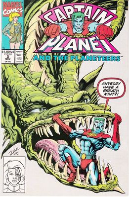 Captain Planet and the Planeteers # 2 (of 12) (Jose Delbo) (USA, 1991)