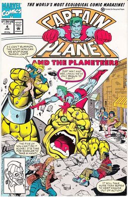 Captain Planet and the Planeteers # 4 (of 12) (Pat Broderick) (USA, 1992)