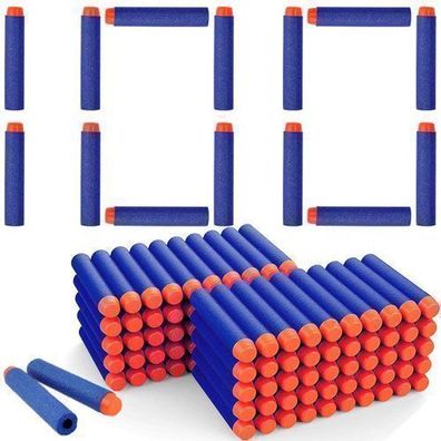 100 Stück Schaumstoff-Pfeile für N-Strike Elite kompatibel mit Nerf Blastern Retoo