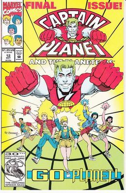 Captain Planet and the Planeteers # 12 (of 12) (Bryan Hitch) (USA, 1992)