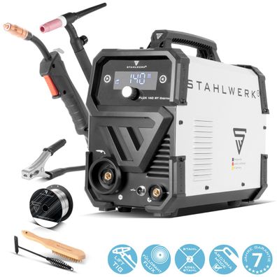 Stahlwerk Schweißgerät FLUX 140 ST Digital Lift TIG Starter Set mit 140 A