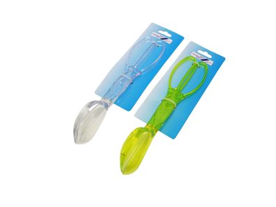 Salatzange Kunststoff transparent 28 cm diverse Farben 1 Stück