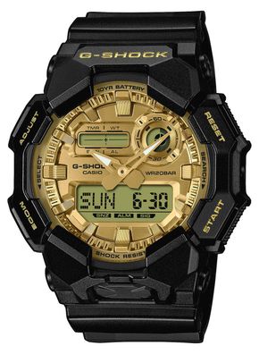 Casio G-Shock Herrenuhr Ana-Digi Schwarz/Gold GA-010GGB-1A9ER