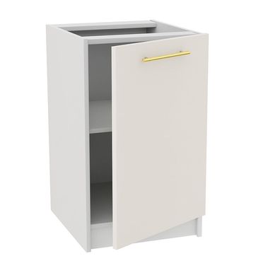 Unterschrank 40cm Weiß Matt SOFT CLOSE, LINDA, Küchenschrank