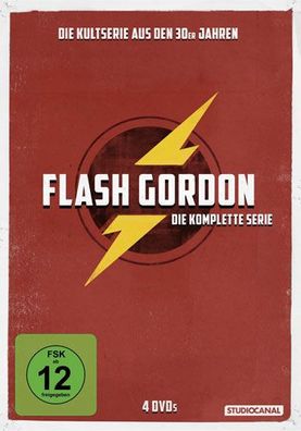 Flash Gordon - Kompl. Serie (DVD) 4Disc Min: 722/DD2.0/VB s/w