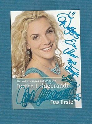 Judith Hildebrandt ( deutsche Schauspielerin ) - persönlich signiert