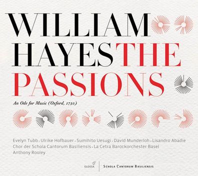William Hayes (1708-1777): The Passions (An Ode for Music, xfo