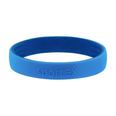 Energetix SportEx Armband 3191-26 Größe S-M Blautöne Silikon Sport Magnetarmband