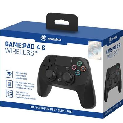 PS4 Controller Game: ad 4S wirel. black Snakebyte Bluetooth