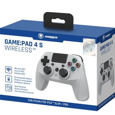 PS4 Controller Game: ad 4S wirel. grey Snakebyte Bluetooth