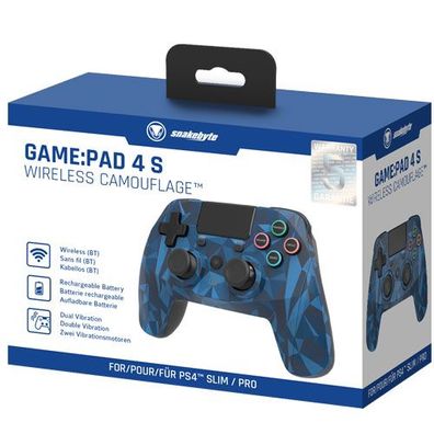 PS4 Controller Game: ad 4S wirel. camo Snakebyte Bluetoothca