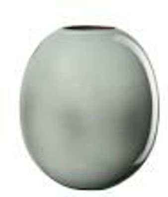 ASA Selection tamago Vase, eggshell D. 21 cm, H. 24 cm grau glänzend Steingut