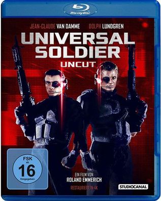 Universal Soldier (BR) uncut Min: 103/DD/WS Digital Remaster