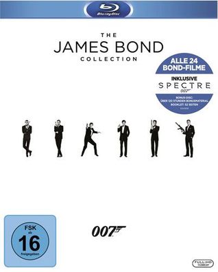BOND 007 24-MOVIE-COLLECTION (BR) 2016 24 Disc - MGM - (Blu