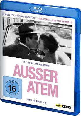 Außer Atem (BR) 60th Anniv. Edition Min: 90/Mono, TS-HD/WS s/w