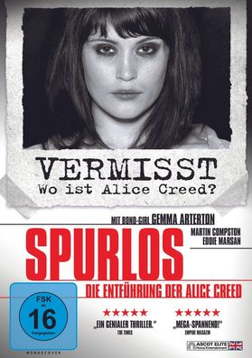 Spurlos - Die Entführung der Alice Creed - Elite Film - (DVD