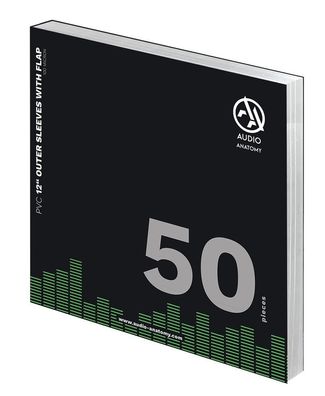 Various: 50x 12" PVC With Flap Outer Sleeves (100 Micron)