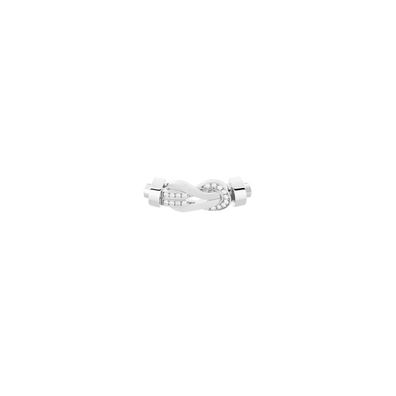 Fred - 0B0109 - Weißgold -Infinie -Zufallsschnalle mit Diamanten für mittleres Modell