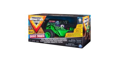 Spin Master Monster Jam Grave Digger, RC (schwarz/grün, 1:24)
