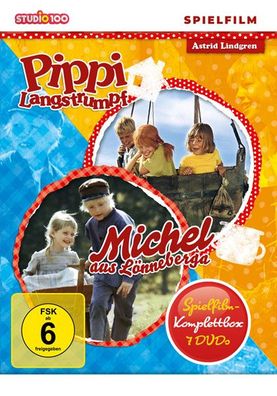 Pippi Langstrumpf/Michel aus Lönneberga BOX (DVD) Spielfilm Ko