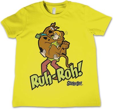 Scooby Doo Ruh-Ruh Kids Tee Kinder T-Shirt Yellow