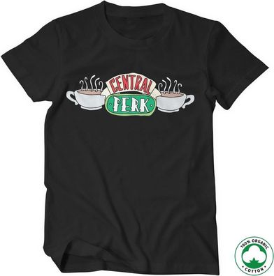 Friends Central Perk Organic T-Shirt Black