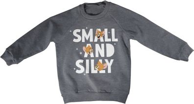 Tom &amp; Jerry Small and Silly Kids Sweatshirt Kinder Dark-Heather