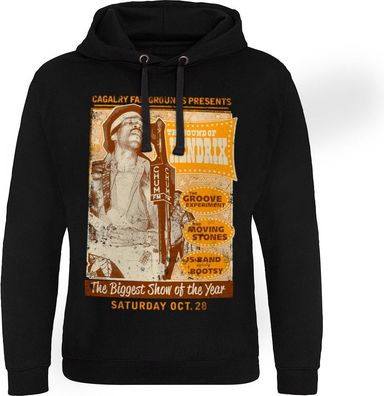 Jimi Hendrix The Sound Of Hendrix Poster Epic Hoodie Black