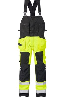 Fristads Warnschutz-Latzhose High Vis Handwerkerlatzhose Kl. 2 1014 PLU