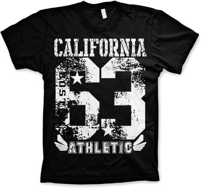 Hybris California 63 Athletic T-Shirt Black
