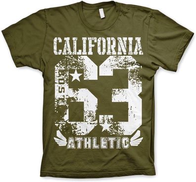 Hybris California 63 Athletic T-Shirt Olive