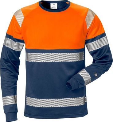 Fristads Warnschutz T-Shirt High Vis T-Shirt Langarm Kl. 1 7519 THV
