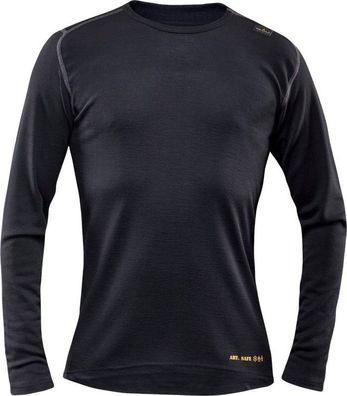 Fristads Longsleeve Flamestat Devold® T-Shirt Langarm 7436 UD Schwarz